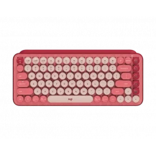 Tastatură Logitech POP Keys, Fără fir, Roz