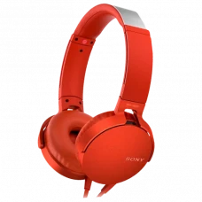 Căști SONY MDR-XB550AP, Roșu