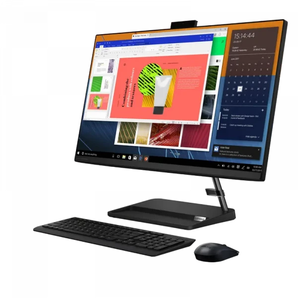 Computer All-in-One Lenovo IdeaCentre 3 27ALC6, 27, AMD Ryzen 3 7330U, 8GB/512GB, Fără SO, Negru