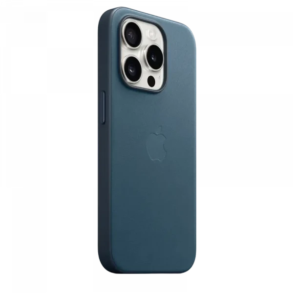 Чехол Apple iPhone 15 Pro FineWoven Case with MagSafe, Pacific Blue