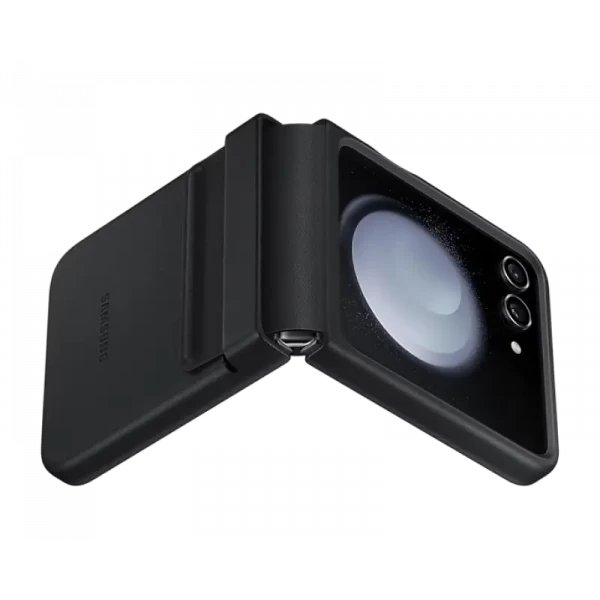 Husă Samsung Eco-Leather case Galaxy Flip 5, Negru