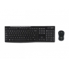 Клавиатура и мышь Logitech MK270, Беспроводное, Чёрный