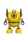 Jucărie cu telecomandă JJRC Robot R7, Galben