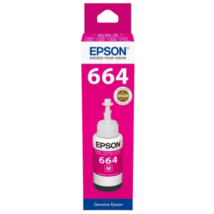 Контейнер с чернилами Epson T664, 70мл, Пурпурный