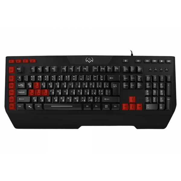 Tastatură SVEN KB-G9600, Cu fir, Negru