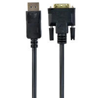 Cablu Video Cablexpert CC-DPM-DVIM-3M, DisplayPort (M) - DVI-D (M), 3m, Negru