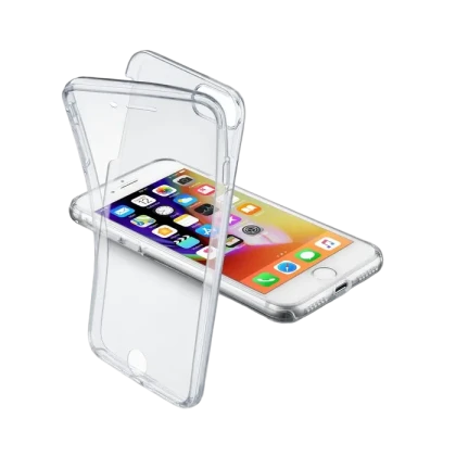 Husă Cellularline Clear Touch - iPhone SE (2020)/8/7, Transparent