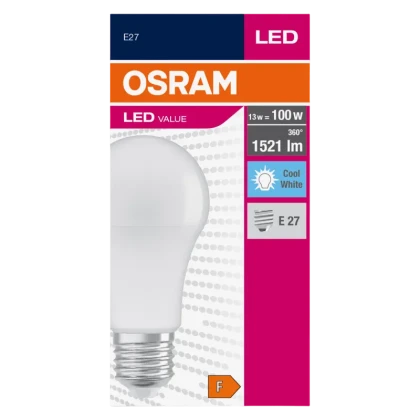 Светодиодная лампа Osram VALUECLA100 13W/840, E27, Белый