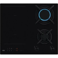 Комбинированная варочная панель AEG HDB64623NB, Чёрный