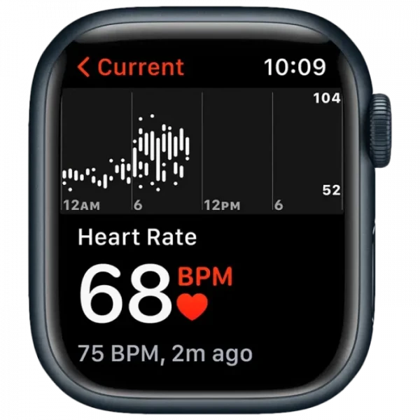 Умные часы Apple Watch Series 7 GPS MKN53, 45мм, Midnight