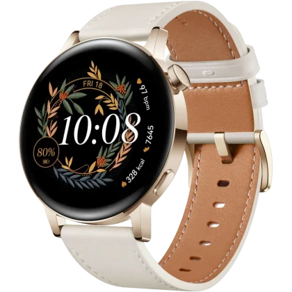 Ceas inteligent Huawei WATCH GT 3, 42mm, Light Gold