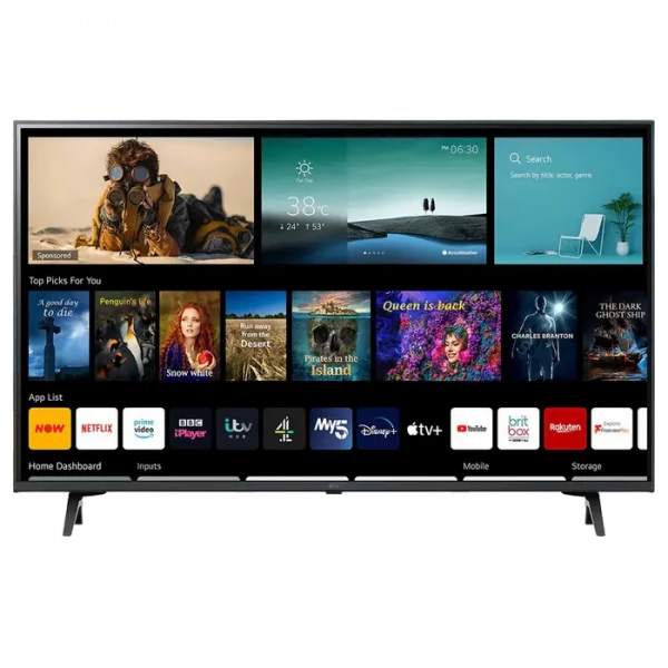 43 LED SMART TV LG 43UP77006LB, 3840x2160 4K UHD, webOS, Negru