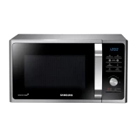 Cuptor cu microunde Samsung MG23F301TAS/OL, Argintiu
