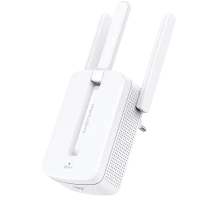 Amplificator de semnal Wi‑Fi MERCUSYS MW300RE, 300 Mbps, Alb
