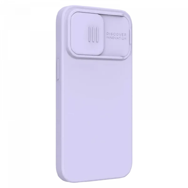 Husă Nillkin iPhone 13 Pro Max, CamShield Silky Silicone, Misty Purple