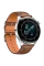 Ceas inteligent Huawei WATCH 3, 46mm, Carcasă Stainless Steel cu curea din piele Maro