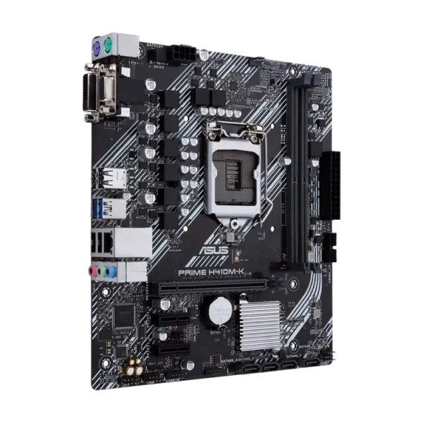 Материнская плата ASUS PRIME H410M-K, LGA1200, Intel H410, Micro-ATX
