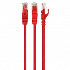 Patch cord Cablexpert PP6U-3M/R, Cat6 UTP, 3m, Roșu