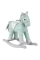Scaun balansoar pentru copii Kikka Boo Horse, Verde