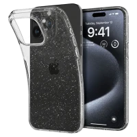 Husă Spigen iPhone 15 Liquid Crystal, Cristal cu sclipici