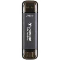Внешний портативный SSD накопитель Transcend ESD310C, 256Гб, Чёрный (TS256GESD310C)