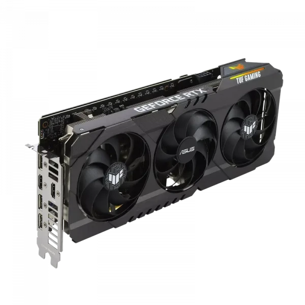 Видеокарта ASUS TUF-RTX3060-O12G-V2-GAMING, 12ГБ GDDR6 192бит
