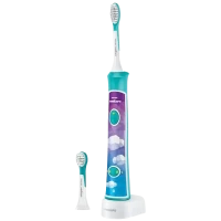 Звуковая зубная щетка PHILIPS Sonicare For Kids HX6322/04, Бирюзовый