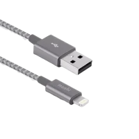 Cablu încărcare și sincronizare Moshi iPhone Lighting USB Cable, USB Type-A/Lightning, 1,2m, Gri