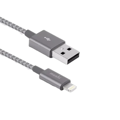 Кабель для зарядки и синхронизации Moshi iPhone Lighting USB Cable, USB Type-A/Lightning, 1,2м, Серый