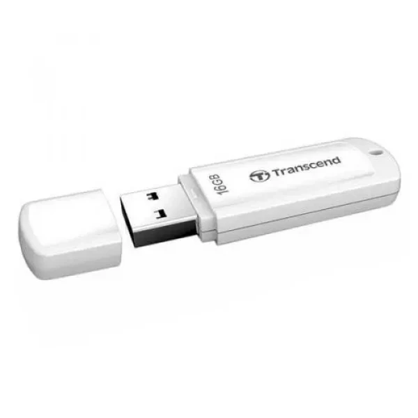USB Flash накопитель Transcend JetFlash 370, 16Гб, White