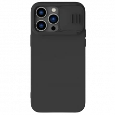 Чехол Nillkin iPhone 14 Pro Ma CamShield Silky Magnetic Silicone, Elegant Black