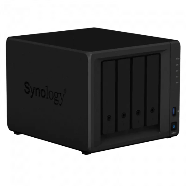Сетевое хранилище SYNOLOGY DS418, Чёрный