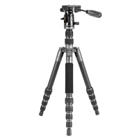 Trepied/Monopod Vanguard VEO3 GO235AP, Cap trepied de minge, Negru