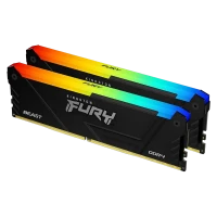 Memorie RAM Kingston FURY Beast RGB, DDR4 SDRAM, 3200 MHz, 32 GB, KF432C16BB12AK2/32