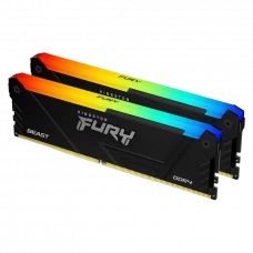 Memorie RAM Kingston FURY Beast RGB, DDR4 SDRAM, 3200 MHz, 32 GB, KF432C16BB12AK2/32