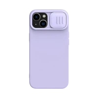 Husă Nillkin iPhone 14 Plus, CamShield Silky Silicone, Violet