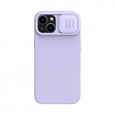 Husă Nillkin iPhone 14 Plus, CamShield Silky Silicone, Violet
