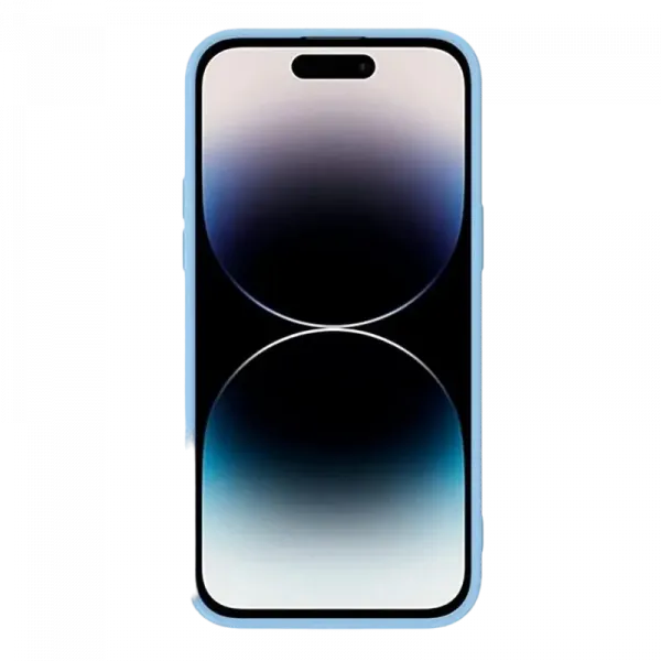 Husă Nillkin iPhone 14 Pro Max, CamShield Silky Silicone, Blue Haze