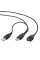 Cablu de comunicație Cablexpert CCP-USB22-AMAF-3, 2AM/AF/USB Type-A (F), 0,9m, Negru