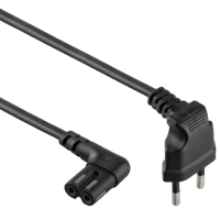 Шнур питания Cablexpert PC-184L, 1м, Чёрный