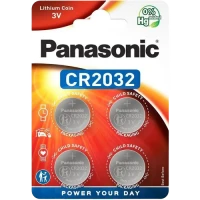 Baterii rotunde Panasonic CR-2032EL, CR2032, 220mAh, 4buc.
