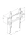 Suport fixat pe perete KSL WMO-5120P, Negru
