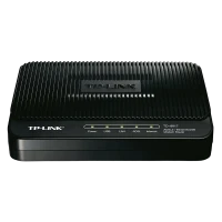 ADSL Модем TP-LINK TD-8817, ADSL/ADSL2/ADSL2 + до 24 Мбит/с, Чёрный