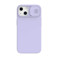 Husă Nillkin iPhone 13, CamShield Silky Silicone, Misty Purple