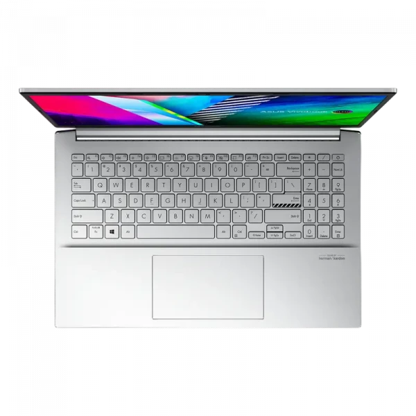 Laptop 15,6 ASUS Vivobook Pro 15 OLED M3500QA, Cool Silver, AMD Ryzen 5 5600H, 8GB/256GB, Fără SO