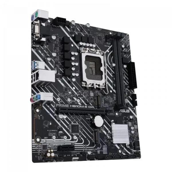 Материнская плата ASUS PRIME H610M-E D4, LGA1700, Intel H610, Micro-ATX