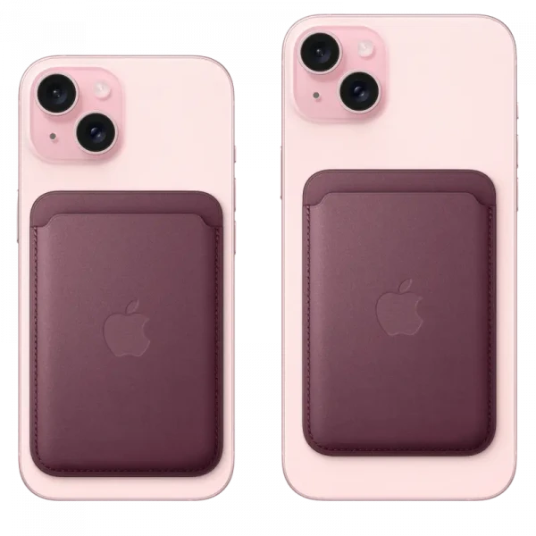 Чехол-бумажник Apple iPhone FineWoven Wallet with MagSafe, Mulberry