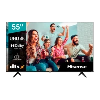 55 LED SMART Телевизор Hisense 55A6BG, 3840x2160 4K UHD, VIDAA U OS, Чёрный