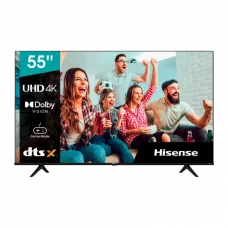 55 LED SMART TV Hisense 55A6BG, 3840x2160 4K UHD, VIDAA U OS, Negru