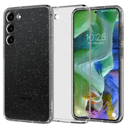 Чехол Spigen Samsung S23+, Liquid Crystal, Блестящий Кристалл
